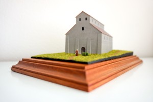 sandstone church diorama 1