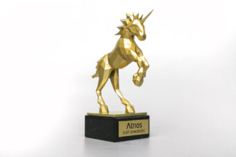 5 award 3d printing unicorn resin gold