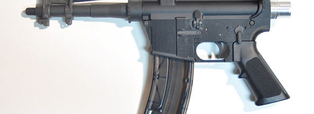 AR 22 pištol 3D tlač