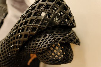 3d printed gown detail